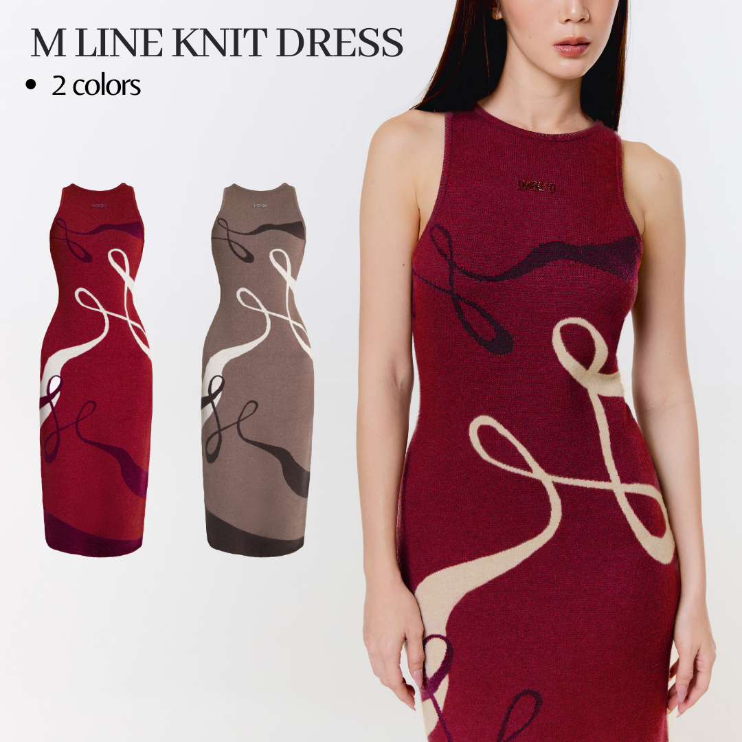 Merge Official - M Line Knit Dress (พร้อมส่ง)