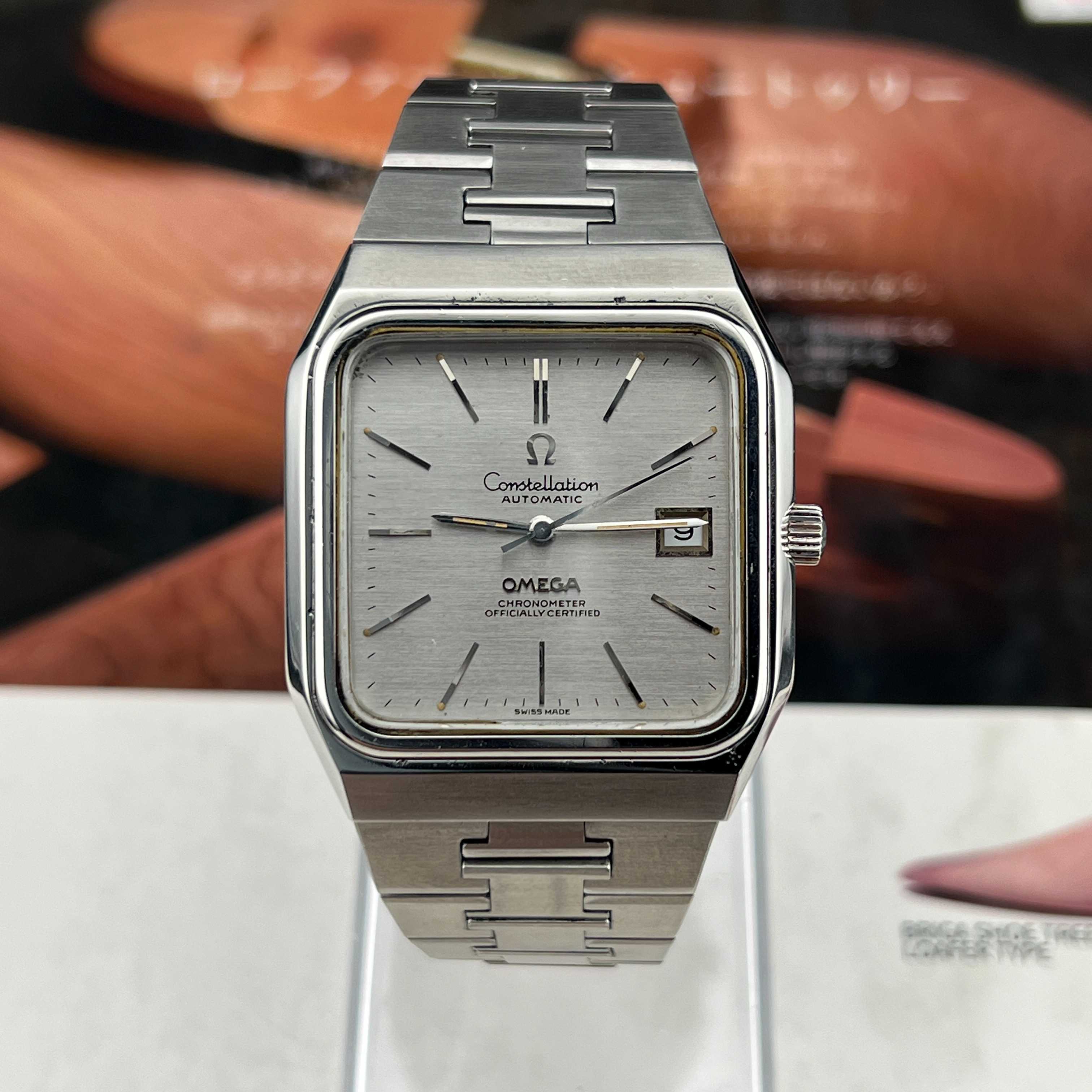 Vintage Omega Constellation Automatic 23Jewels TV Silver Dial Ref.168.0062/368.0855 Cal.1011 1973