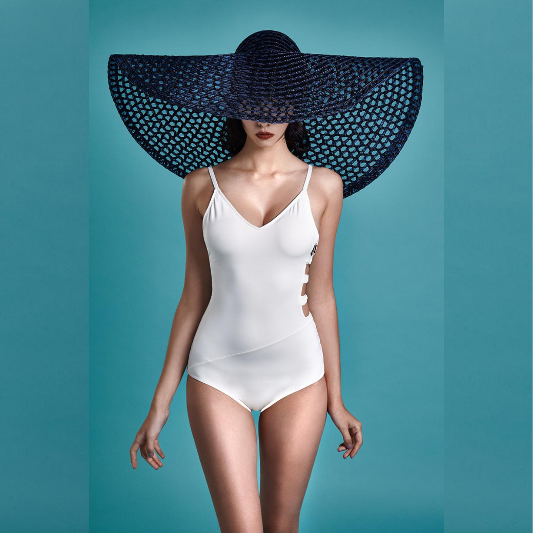 [Coralist Swimwear] ชุดว่ายน้ำวันพีซ รุ่น 'Tan' - Sweet Relief สี ขาว Ivory (CREX84)