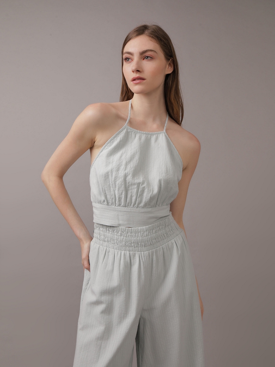 เสื้อ ผู้หญิง 5465 HALTER BUBBLE TOP ( 035-5465-400 )