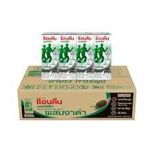 แอนลีน นมUHT ผสมงาดำ 180มล.x4กล่องx12แพ็ค 19415007025396 (07)