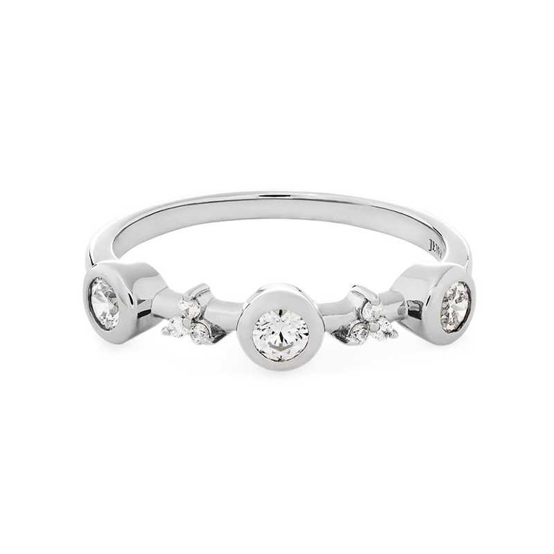 แหวนรุ่น Queeny เงินแท้ ประดับพลอย zirconia
