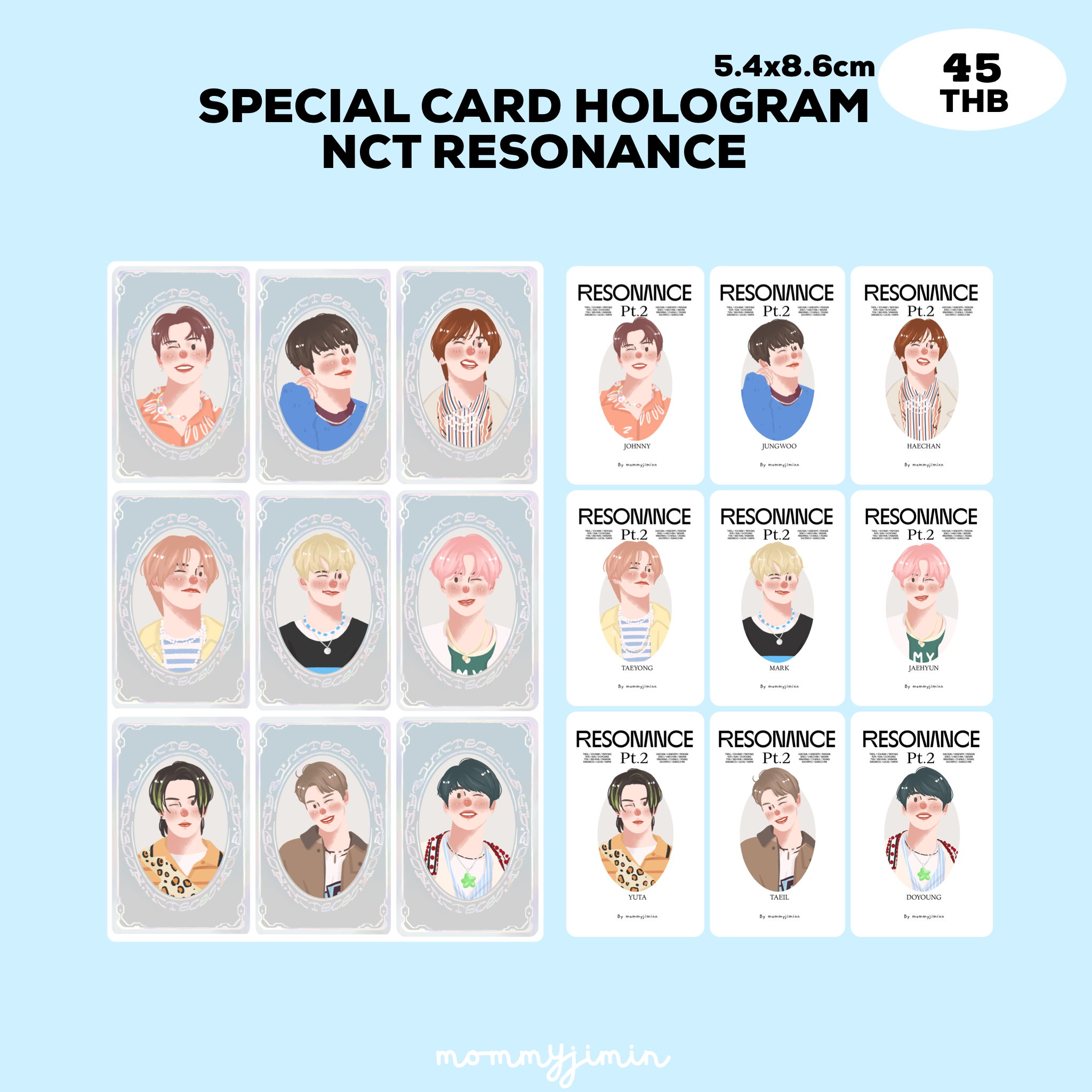 Special card Hologram NCT Resonance #1