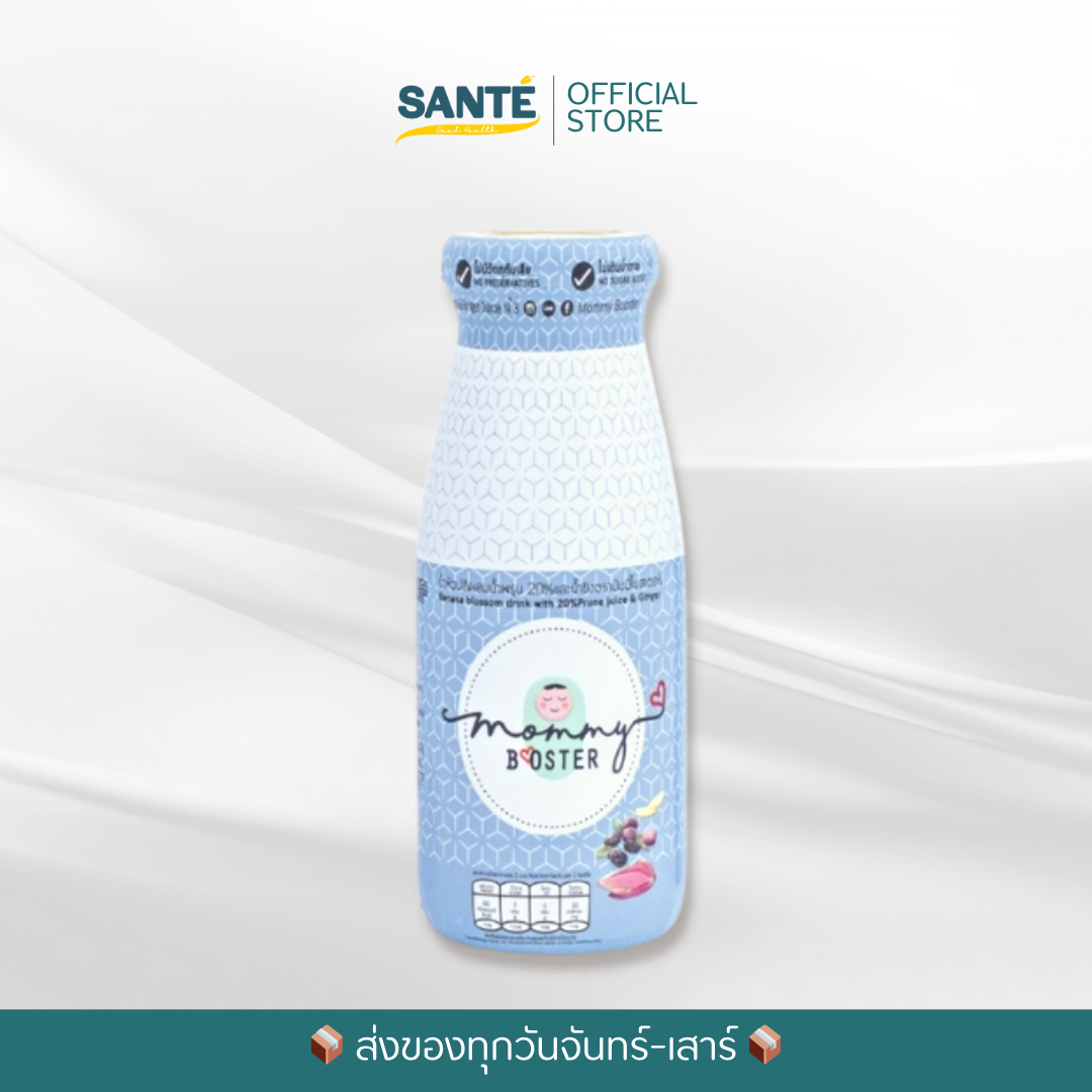 [1 ขวด] Mommy Booster น้ำหัวปลีออร์แกนิค ผสมพรุนและขิง 180 มล.