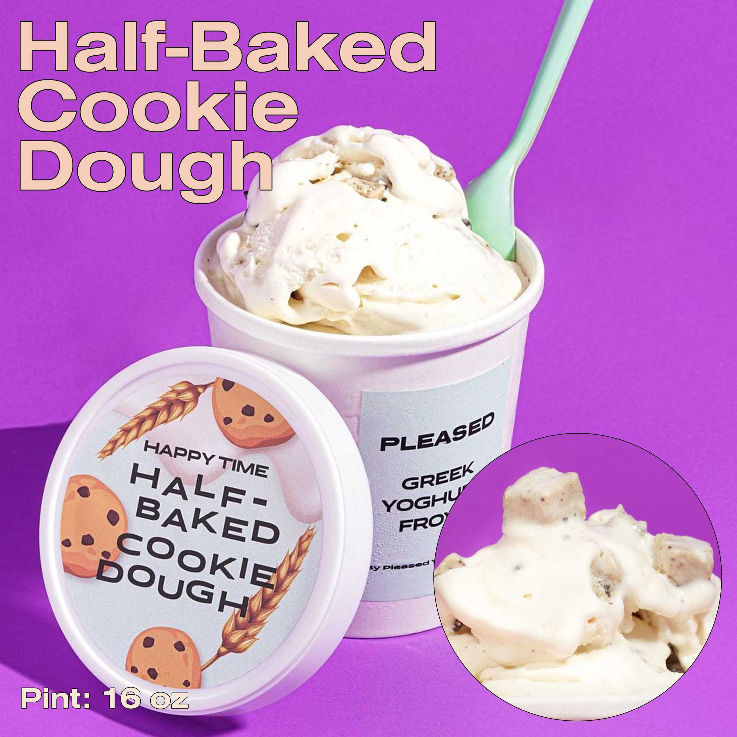 Half-Baked Cookie Dough Froyo (Pint)