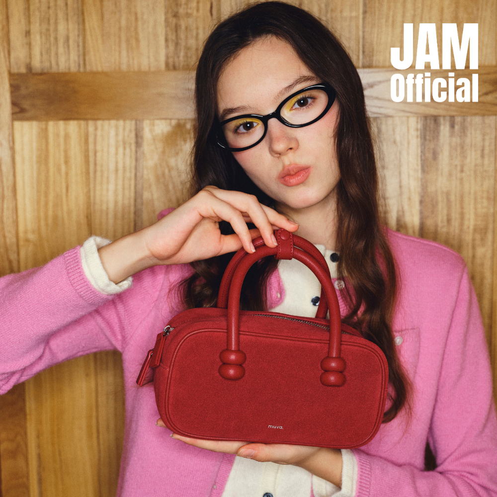 JAM | MUVA - Boston Suede - กระเป๋าถือ หนังกลับ ทรงบอสตัน ปรับเป็นครอสบอดี้ได้