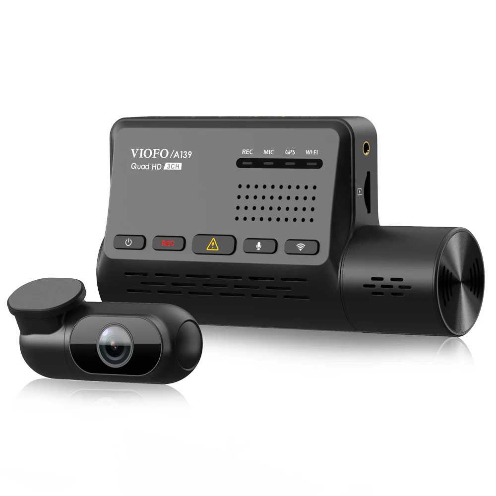 VIOFO A139-2CH กล้องติดรถบันทึกหน้าหลัง ชัด 2K + Full HD