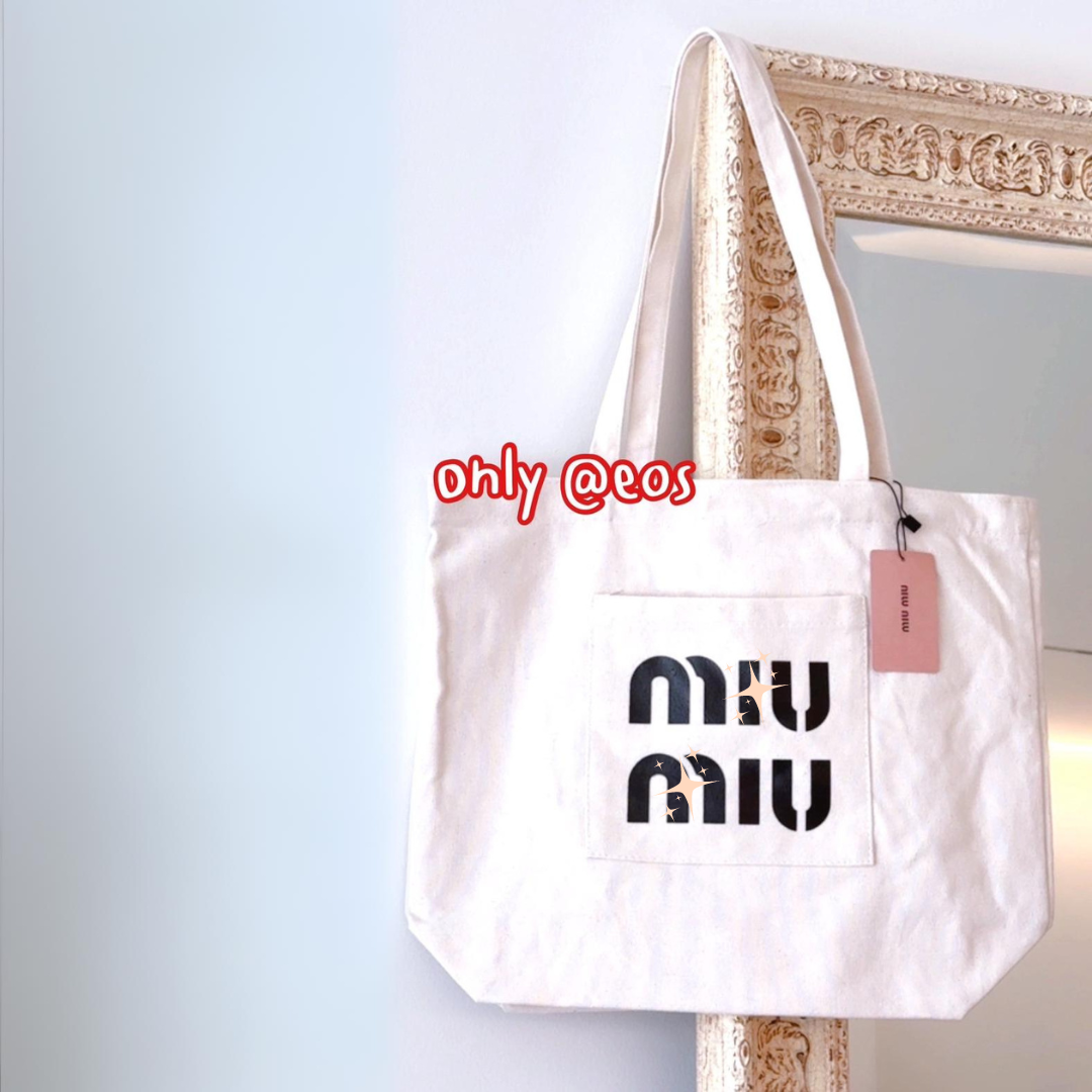 Miu Miu Canvas tote bag