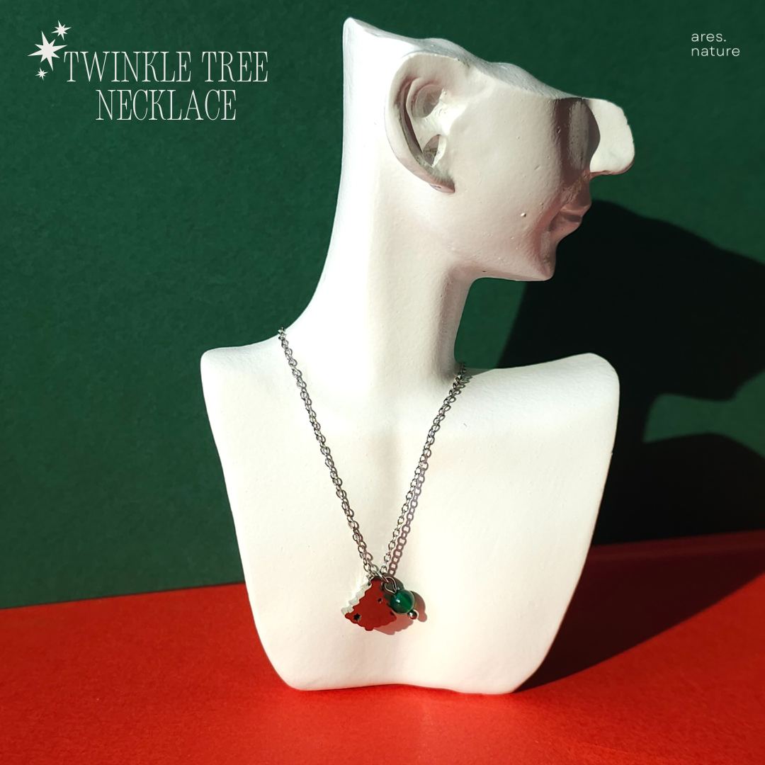 ares.nature - สร้อยหิน สร้อยสแตนเลส สายมู รุ่น Twinkle tree