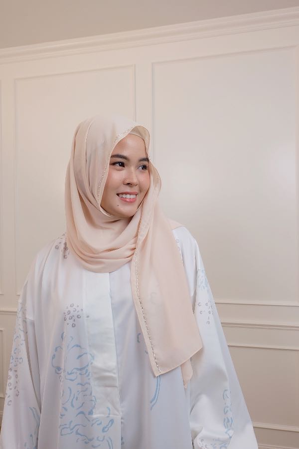 Embroidered hijab ผ้าคลุมปัก✨ไซส์ใหญ่✨