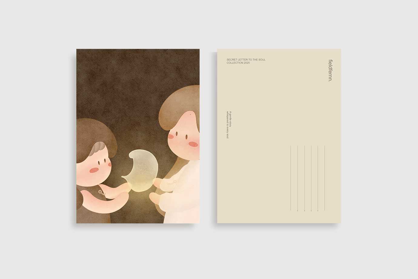 A secret letter - Postcard
