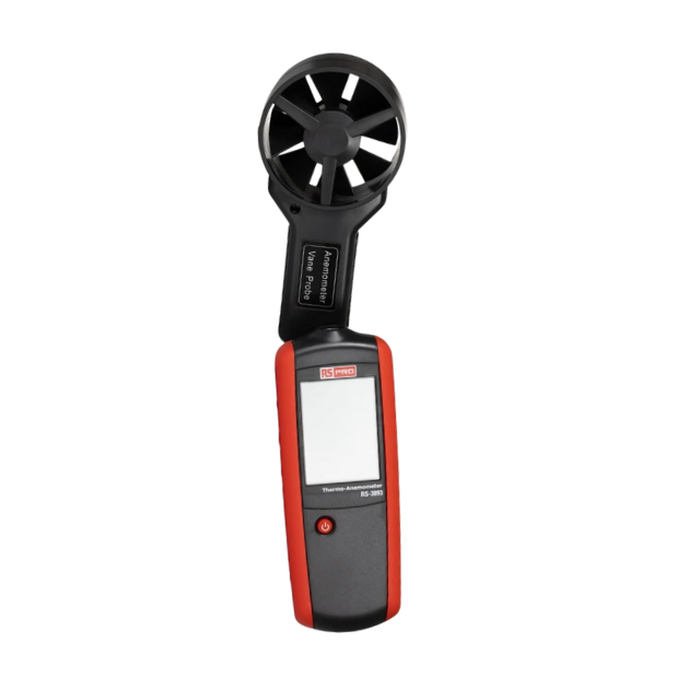 TM-RS PRO Vane Anemometer, 30m/s Max, Measures Air Flow, Air Velocity, Temperature