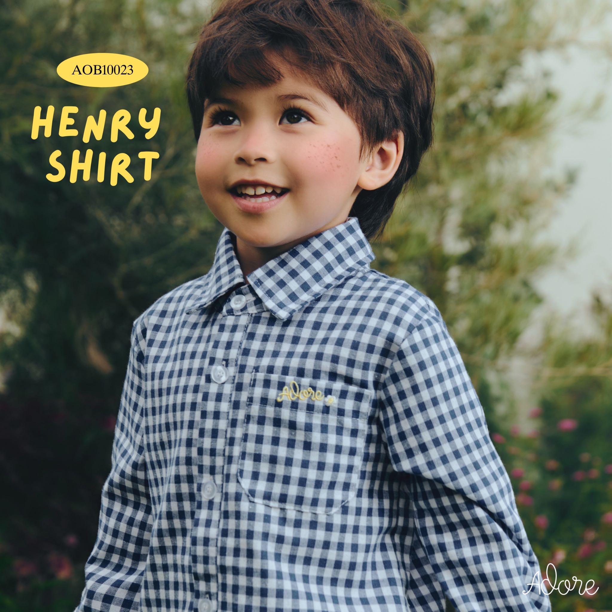 ADORE2112 AOB10023 : HENRY SHIRT