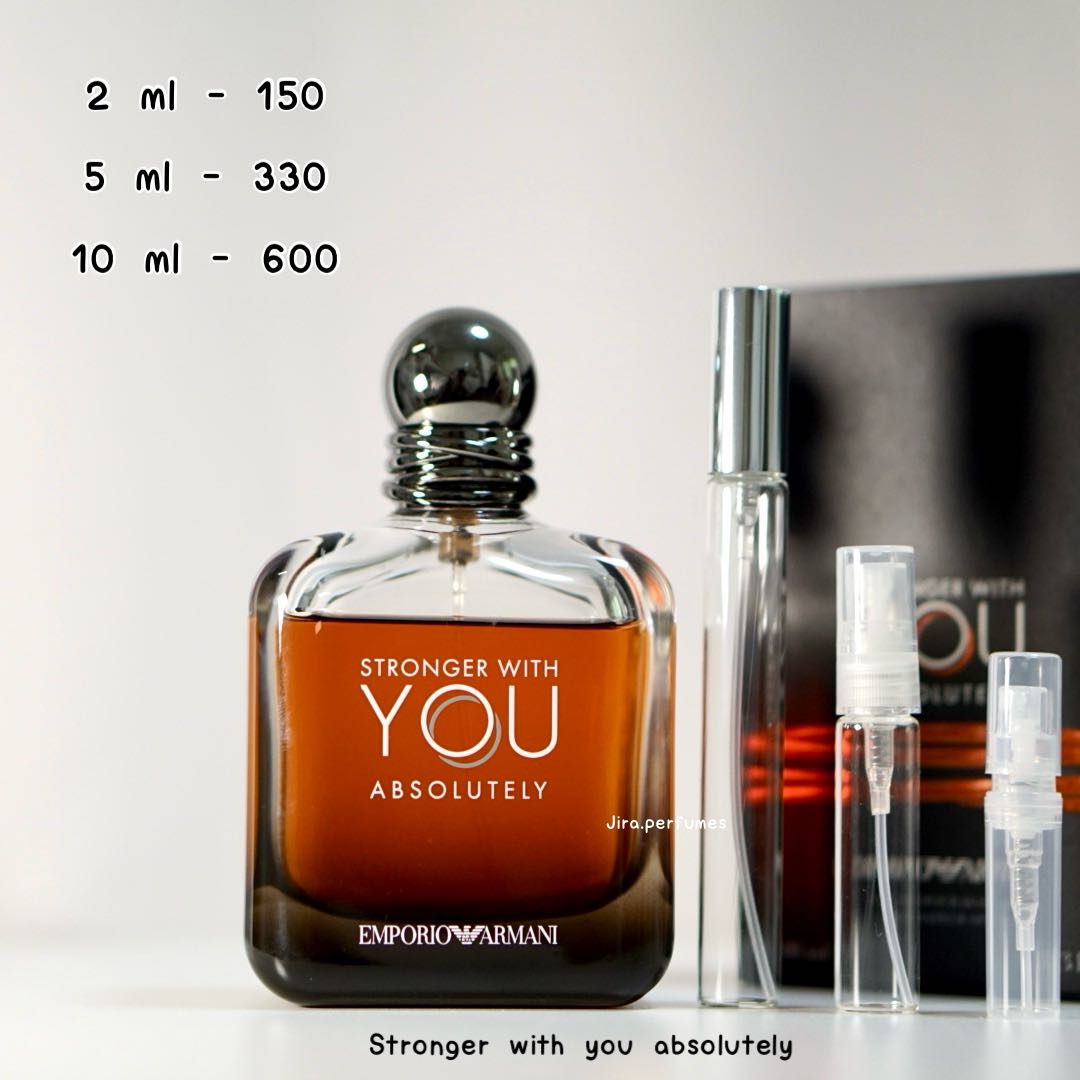Armani stronger with you absolutely