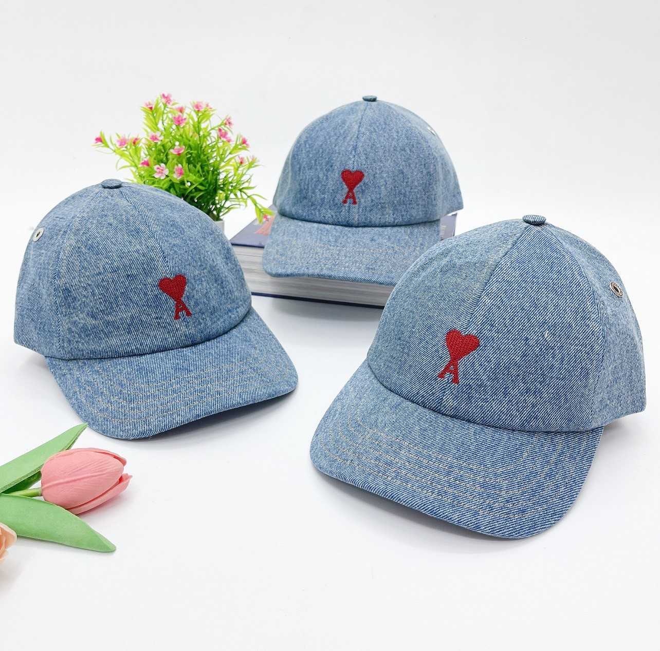 Ami Paris logo cap (Denim)