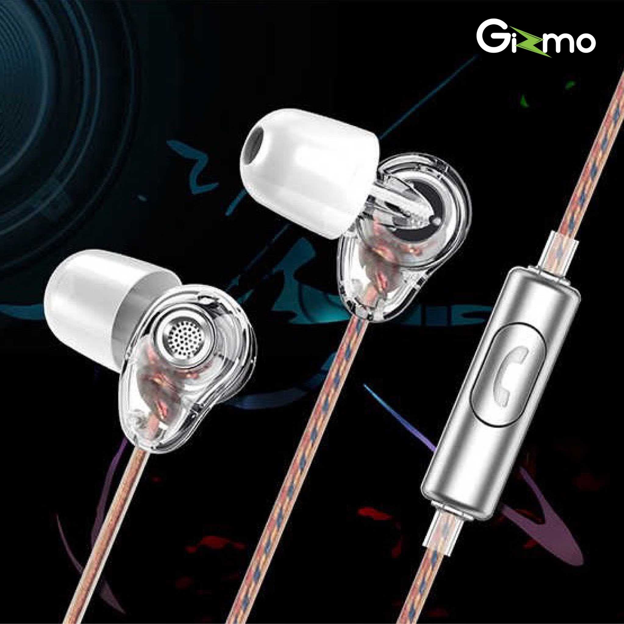 Gizmo หูฟังสมอลทอร์ค X-ray mini earphones ประกัน 1 ปี หูฟังโทรศัพท์ รุ่น GS-007 (พร้อมส่งทันที)