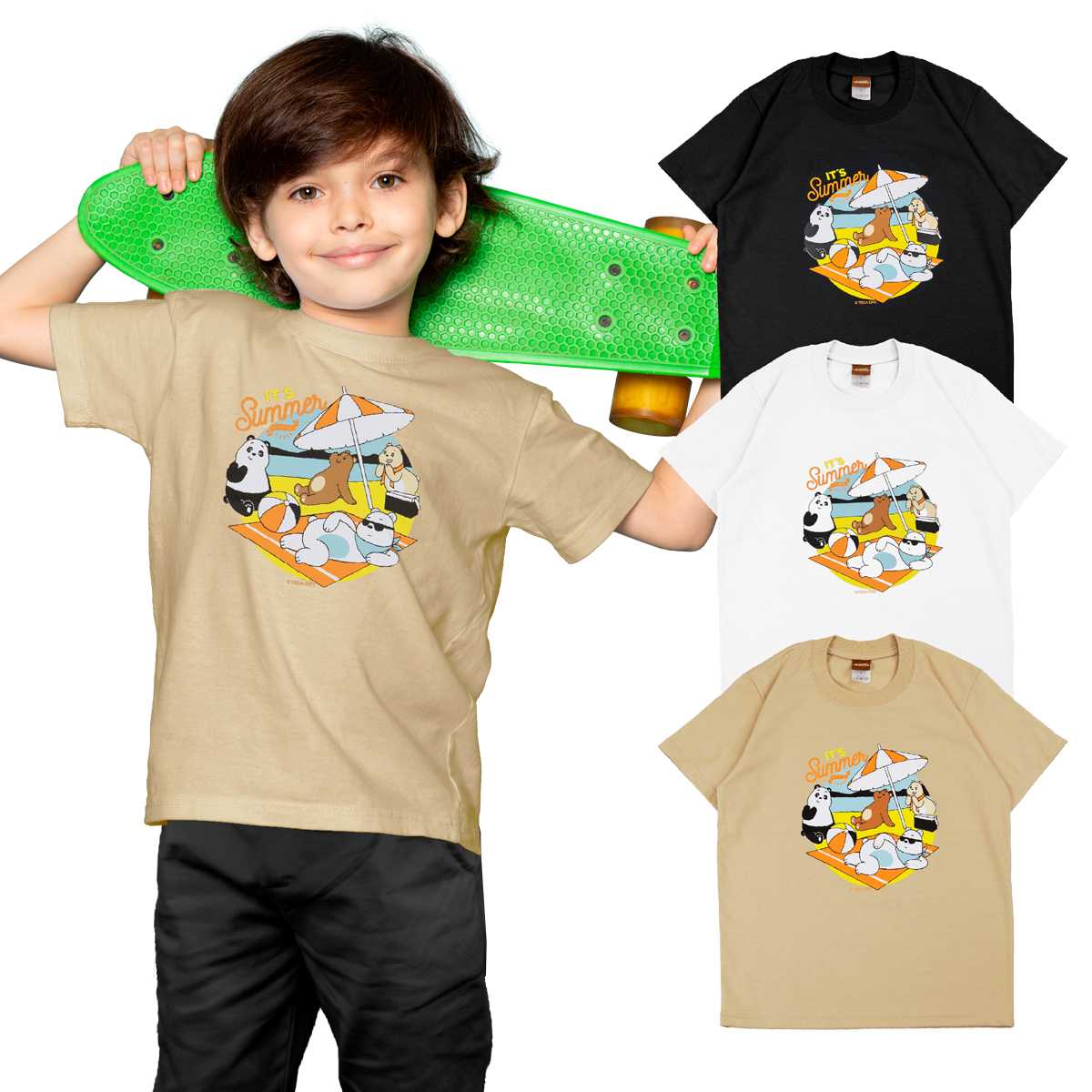 J Press เสื้อยืดเด็กคอกลม แขนสั้น พิมพ์ลายการ์ตูน (J.Press X Tiga) No.8523 จำนวน 1 ตัว/แพ็ค