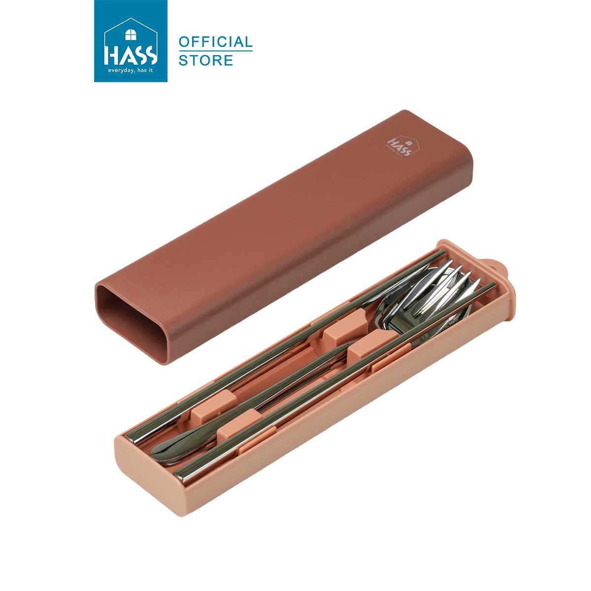 ชุดช้อนส้อมตะเกียบพร้อมกล่อง Personal Cutlery Set