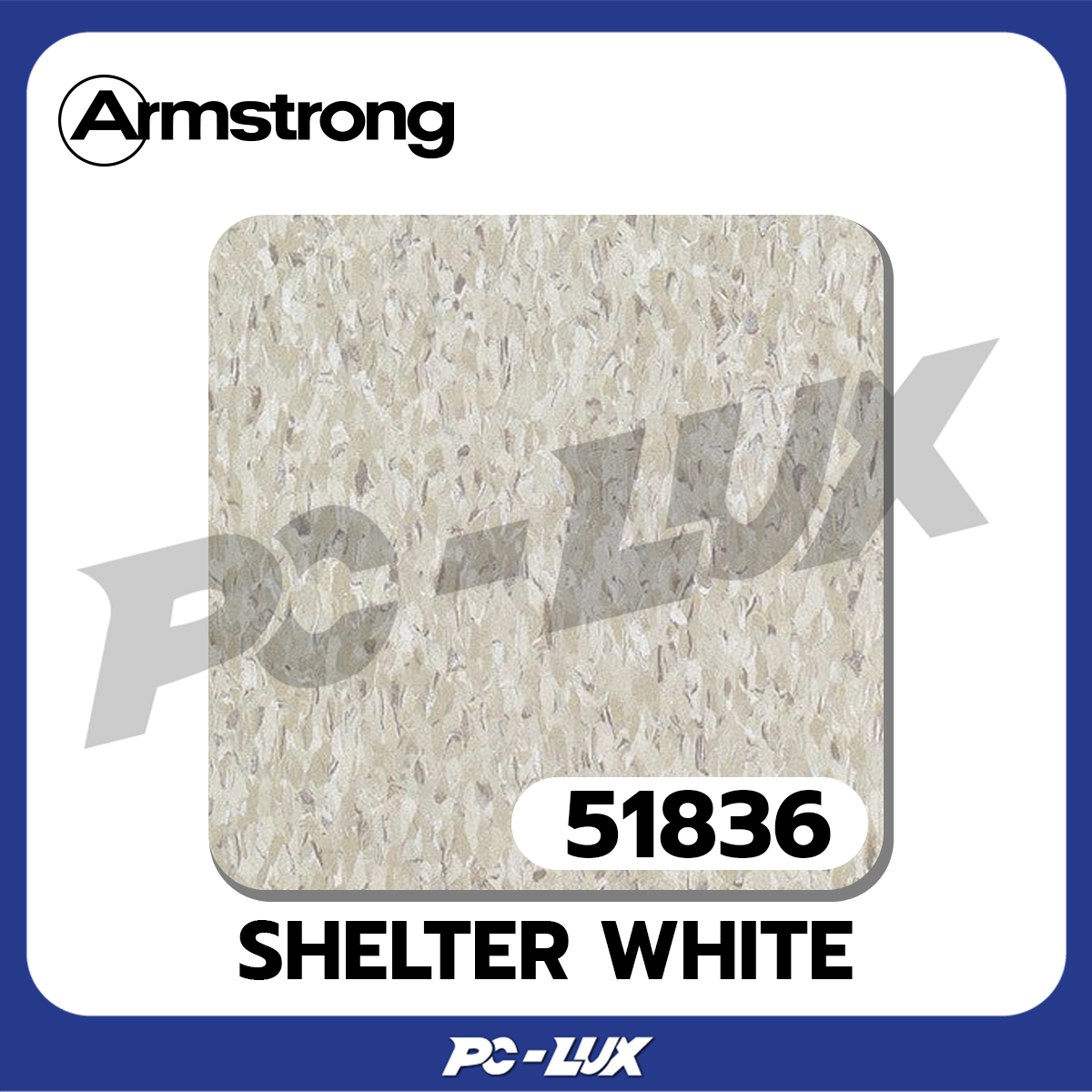 Armstrong กระเบื้องยาง Shelter White รุ่น 51836