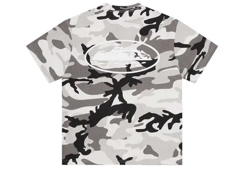 Corteiz Island Puff Print Tee Arctic Camo
