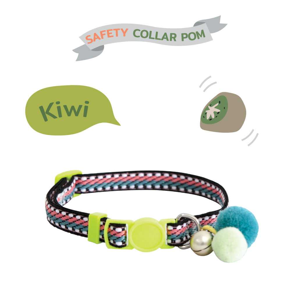 KAFBO Safety collar- Pom Kiwi