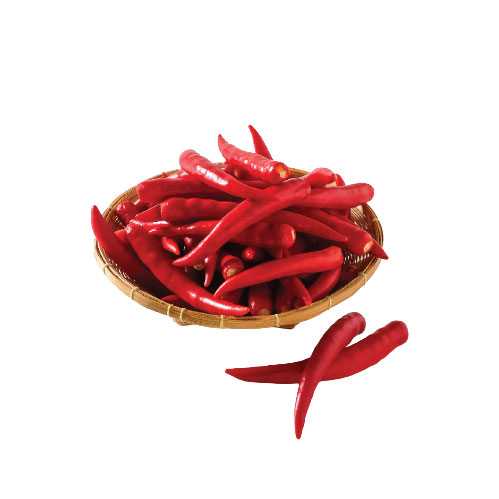 FG16018 พริกขี้หนูแดงเด็ดก้าน Red Bird's Eye Chilli ( 100g )
