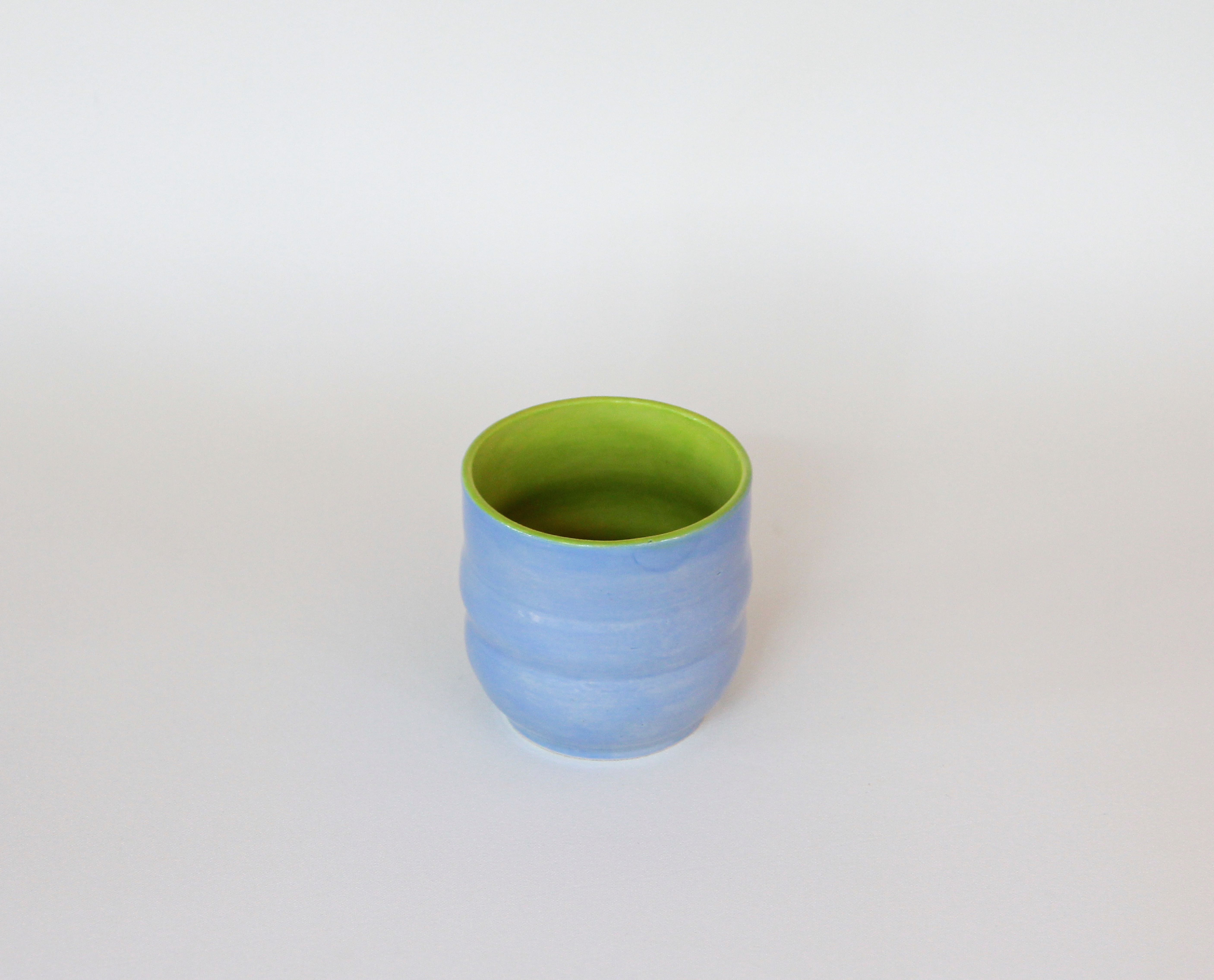 Cornflower Yellow Green Chubby Cup