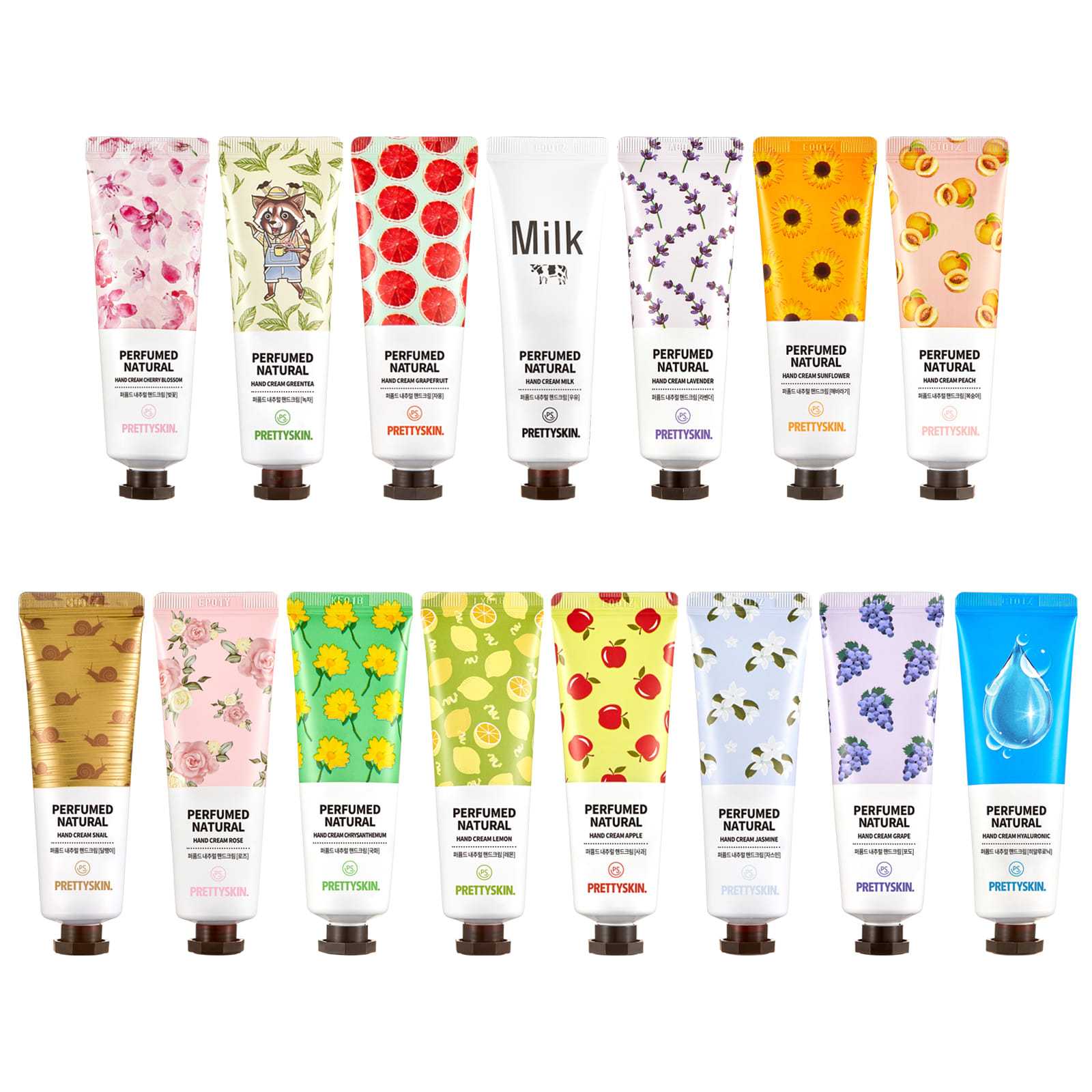 PRETTYSKIN Perfumed Natural Hand Cream 15 Types ครีมบำรุงมือมีให้เลือก 15 กลิ่น