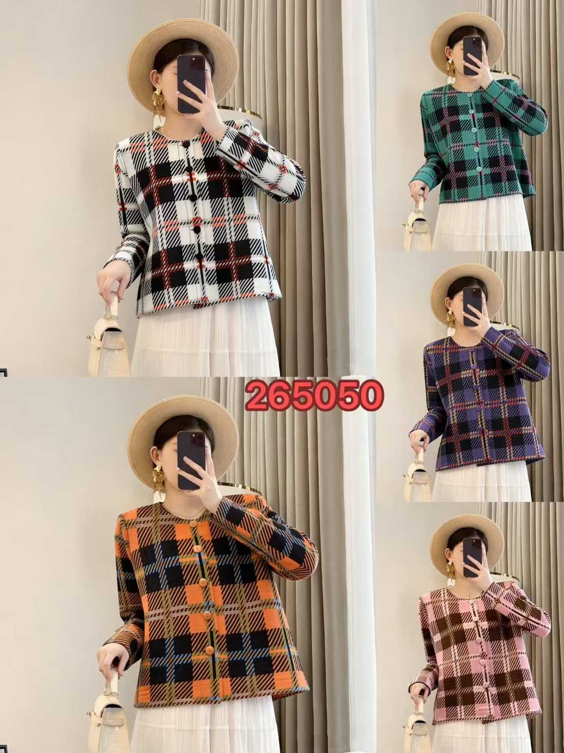 PleatByNisa B14 เสื้ออัดพลีทผ้าพรีเมียม เนื้อผ้าคุณภาพ Polyester100%