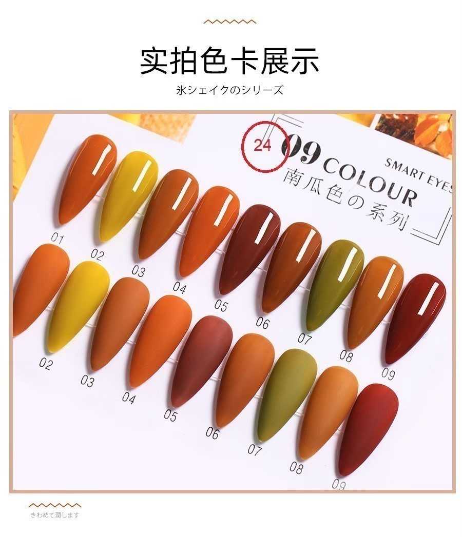 สี AI LA NUO โทนสีส้มอิฐ ชุด24