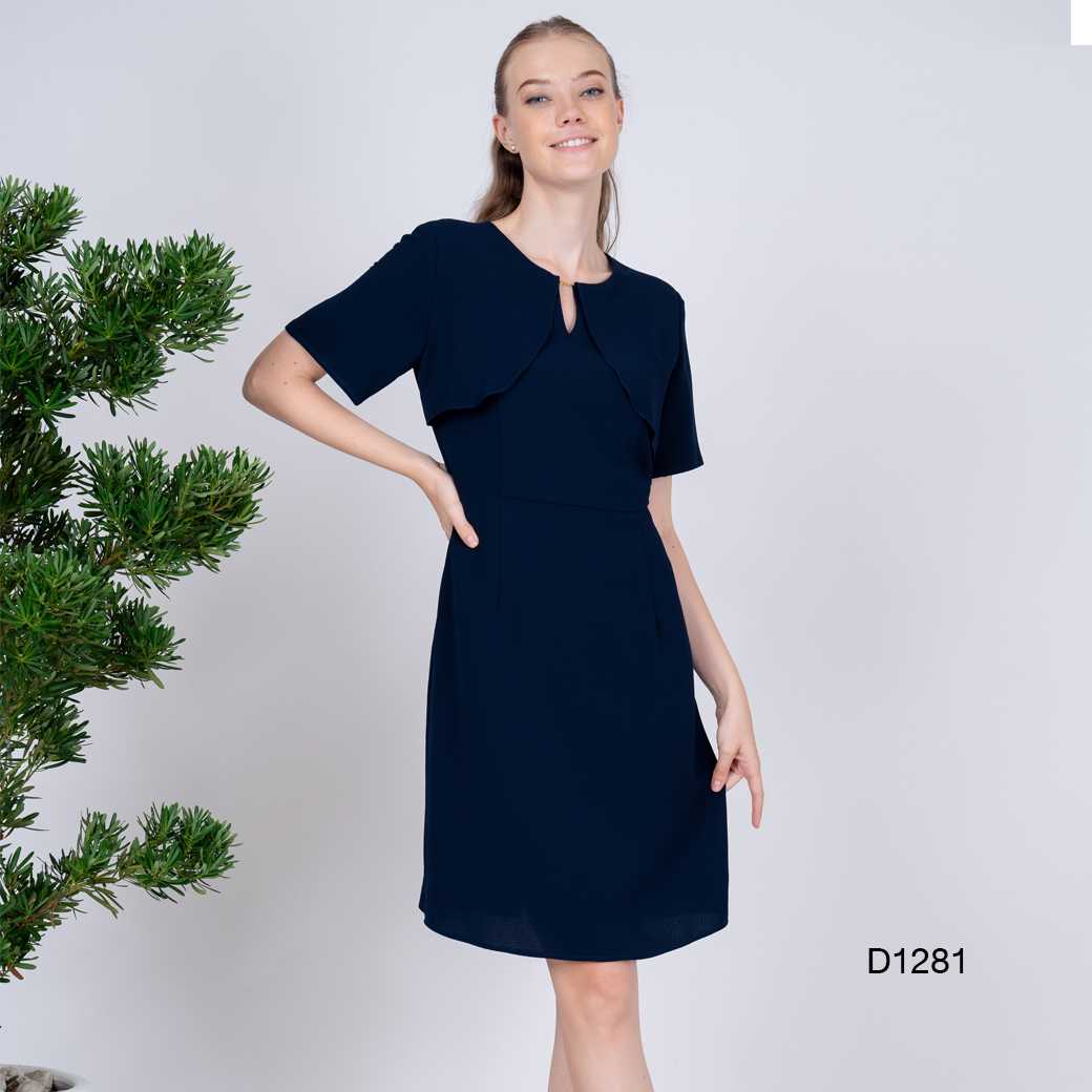 D1281-พีชสกินPD-น้ำเงินเข้ม