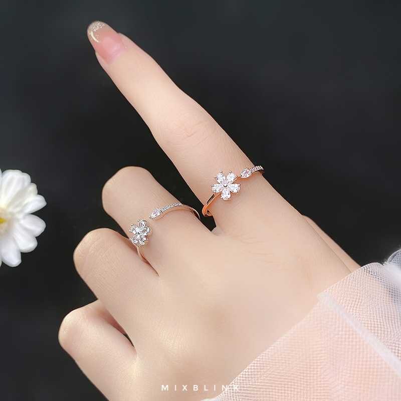 แหวน Blossom - ส่งฟรี EMS ( เงินแท้ 92.5% ) #P8