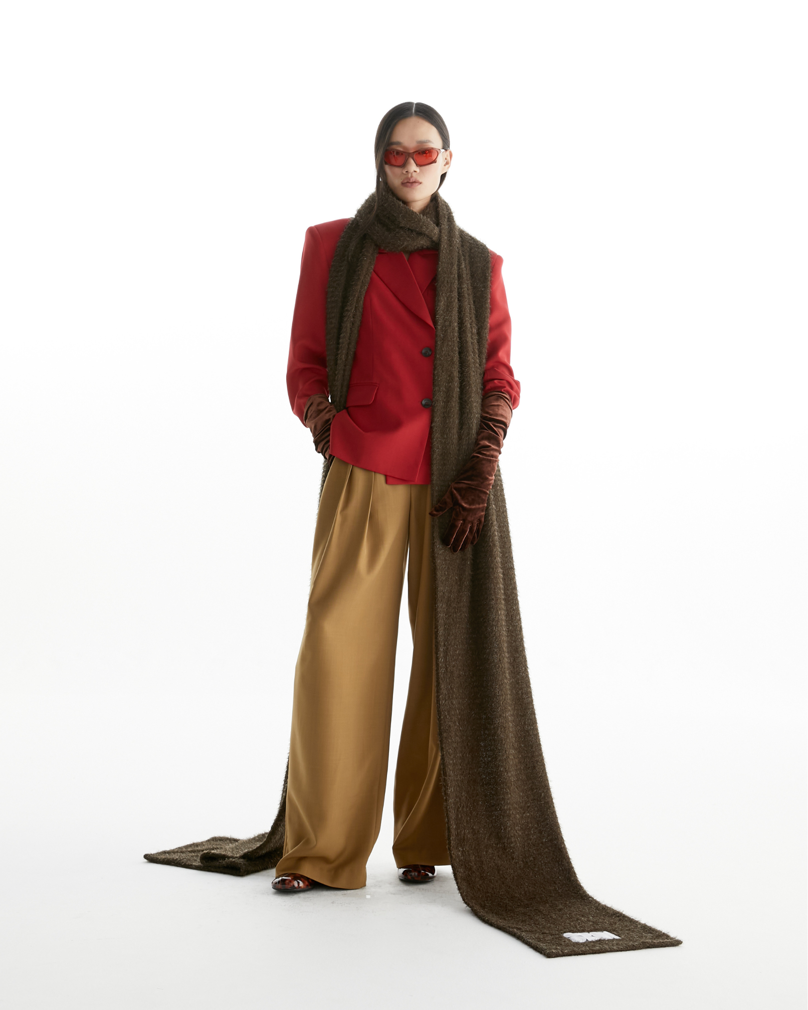 The SRT X14 (TAC254) Soft-touch Shimmer Fur Scarf