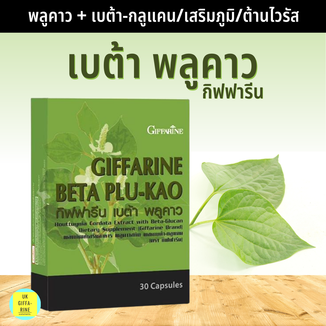 พลูคาวสกัด ผสมเบต้า-กลูแคนส์จากยีสต์ เสริมภูมิคุ้มกัน ลดอาการภูมิแพ้ ป้องกันการติดเชื้อทำลายปอด