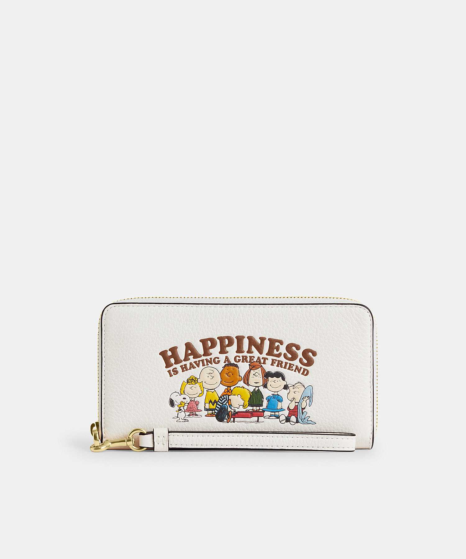 COACH X PEANUTS LONG ZIP AROUND WALLET CBN35 IMCAH