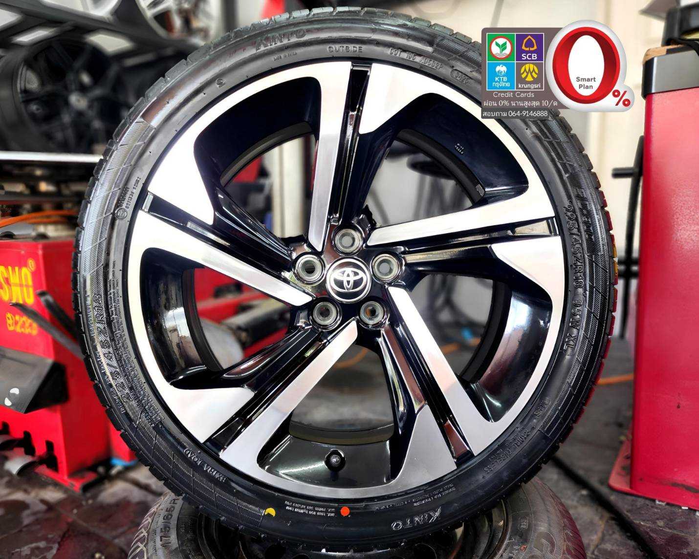 ปี 25 ล้อ Yaris Cross ขอบ 18 5 รู 100 ใส่ Altis Prius Wish sienta Veloz ได้ 22171168  916921168