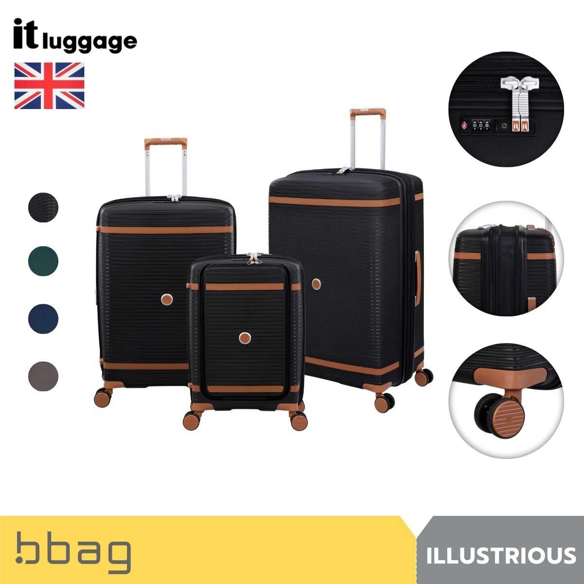 IT Luggage : กระเป๋าเดินทาง รุ่นอิลลัสเทรียส (Illustrious 3108A)