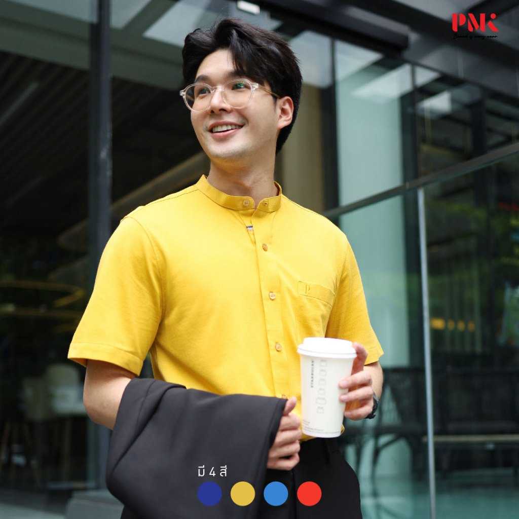 เสื้อเชิ้ตแขนสั้น Prima Elite ยืดหยุ่น ยับยาก แห้งไว อยู่ทรง นำเข้าจาก USA - Polomaker