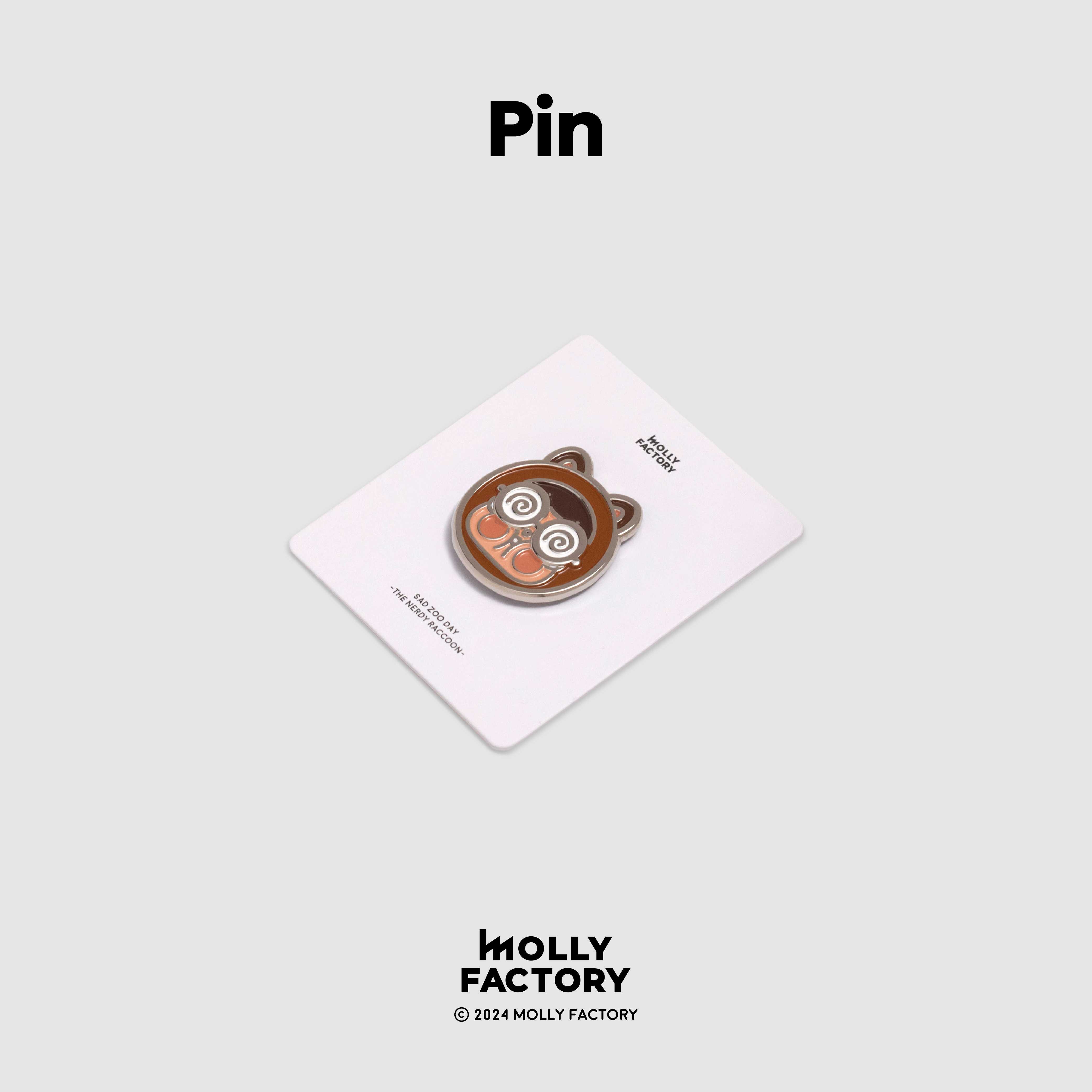 45-The Nerdy Raccoon Pin