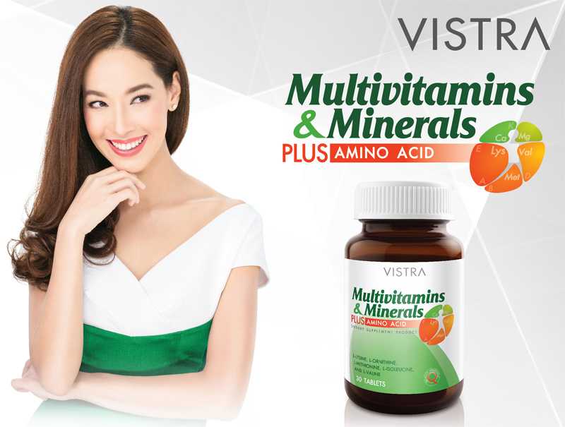 VISTRA MULTIVIT&MINERAL PLUS AMINO 30'S