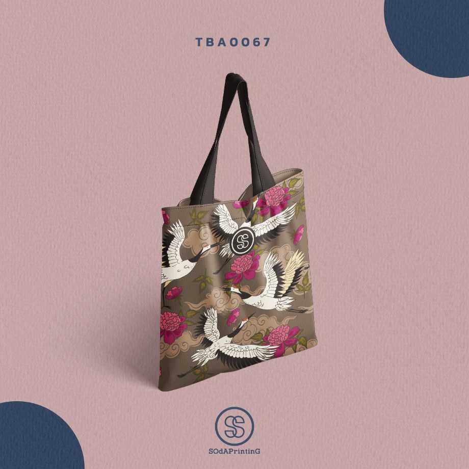 กระเป๋า Heron and Flower  TBA0067 #SOdAbag