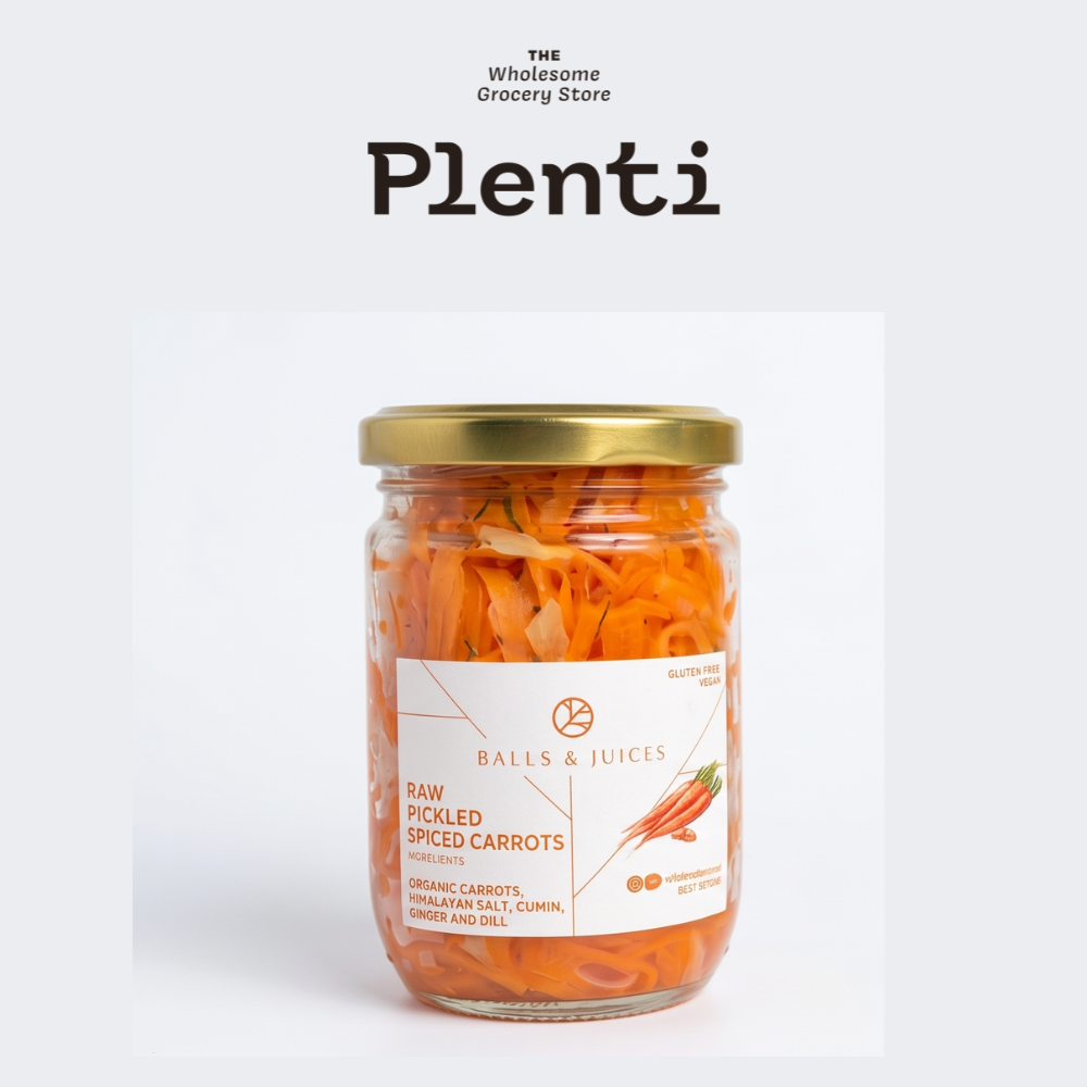 Raw Pickled Spiced Carrots 250g  - Ball & Juice