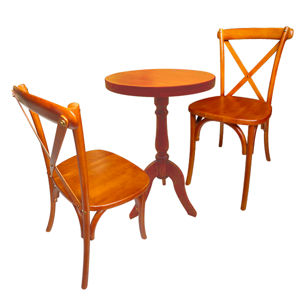ชุดโต๊ะ1 เก้าอี้2 checko chair & vintage table