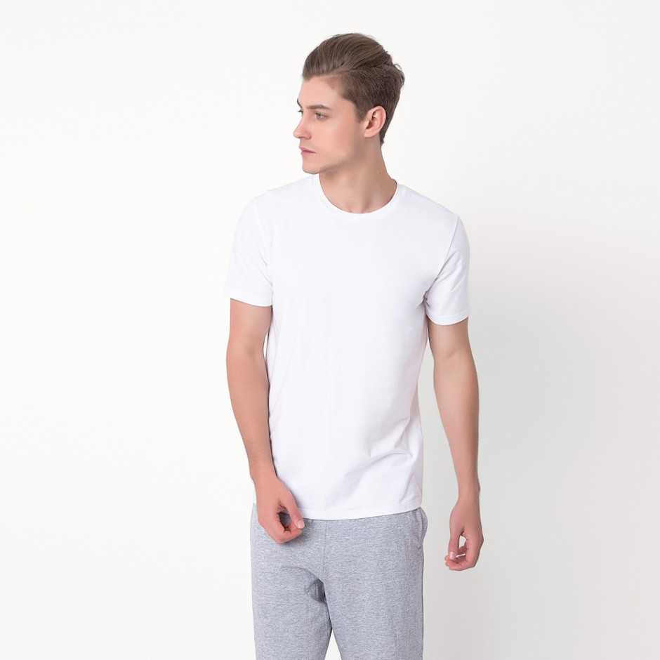 Stretch Crew Tee - White