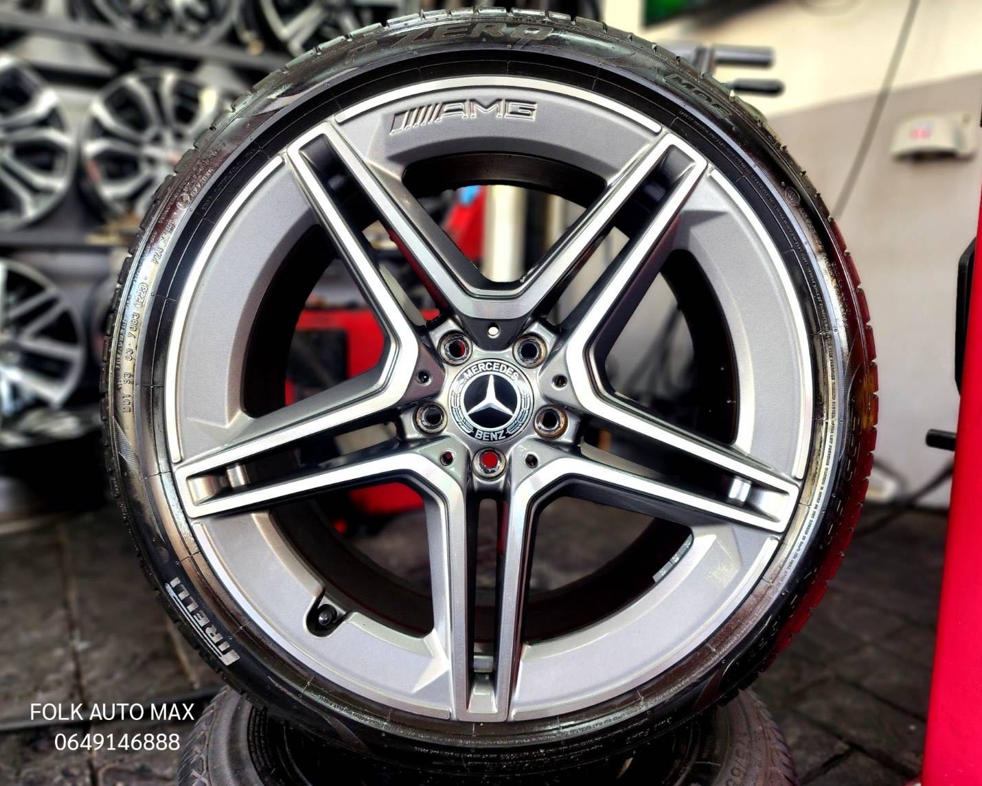 ปี 23 ล้อ Mercedes Benz แท้ C Class E Class ลาย CIs ขอบ 19 สภาพสวยไม่มีรอย 12531267 97781267 9779126