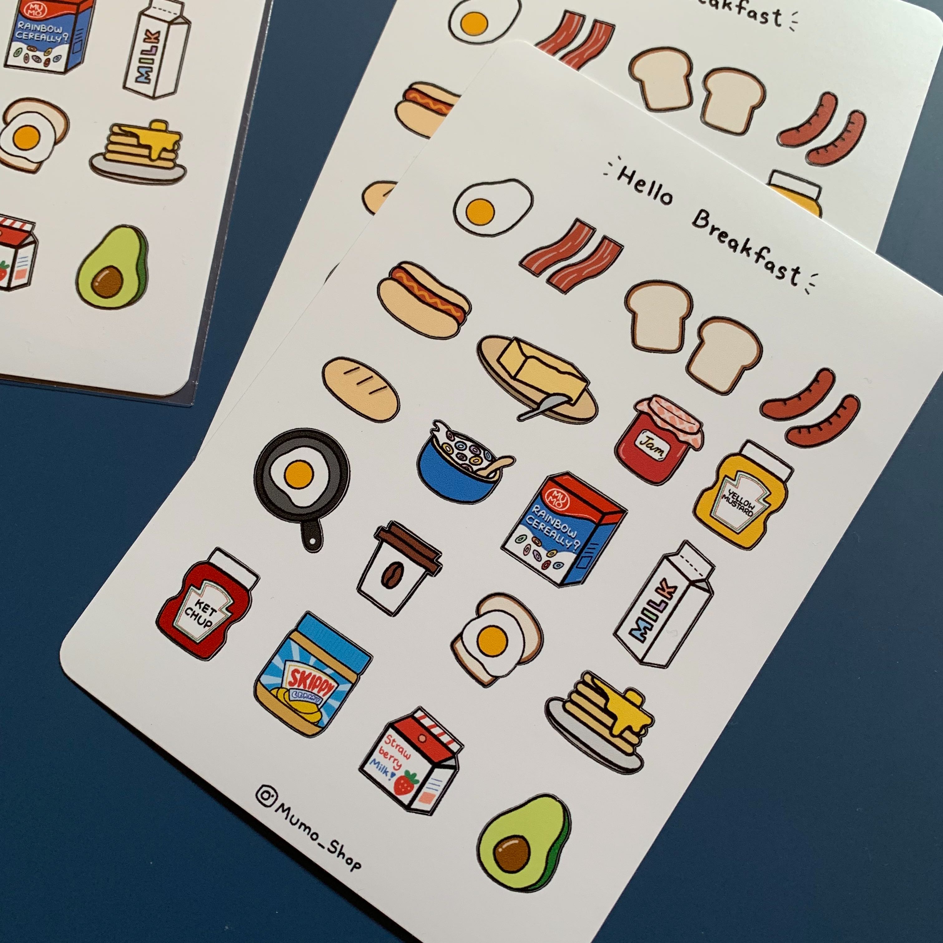 hello breakfast 🍳 sticker a6