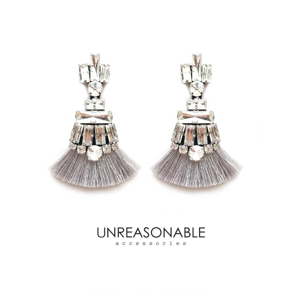 ต่างหูพู่ Tassel Earrings : UA0478-04