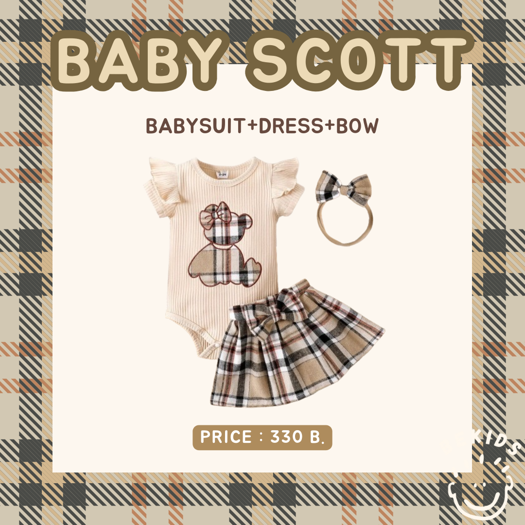 Scott Babysuit+Dress+Bow