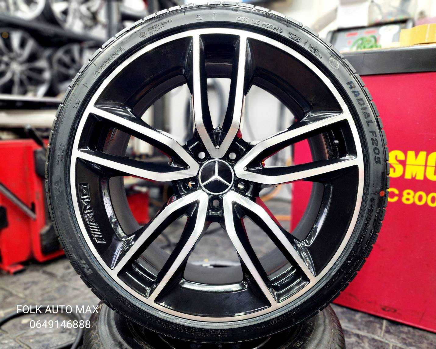 ปี 25 ล้อ Mercedes Benz แท้ ขอบ 20 cls 53  พร้อมยางใหม่ ปี25 1644468  91166568  91159568