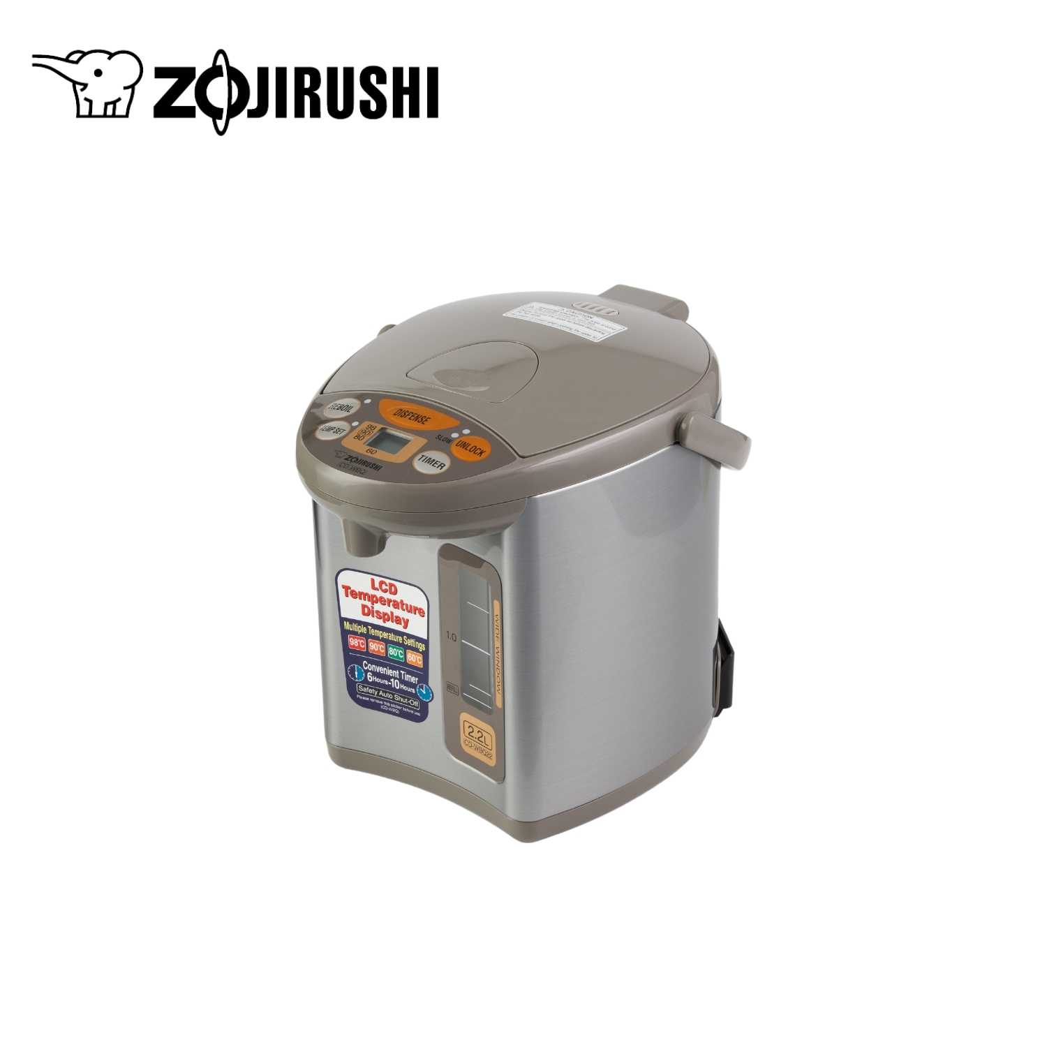 Zojirushi กระติกน้ำร้อนไฟฟ้า 2.2 ลิตร รุ่น CD-WBQ22